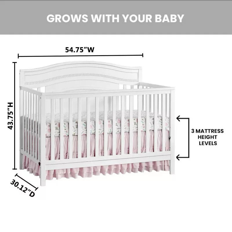 Convertible Crib - White L572053
