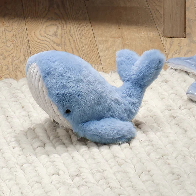 Soft Plush Blue Whale Stuffed Animal Toy Q648