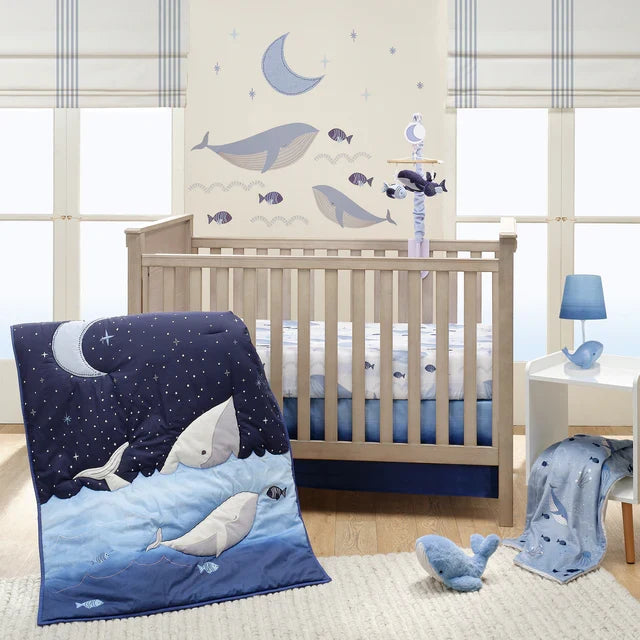Soft Plush Blue Whale Stuffed Animal Toy Q648