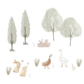 Woodland Trees Duck Wall Decals Stickers N997