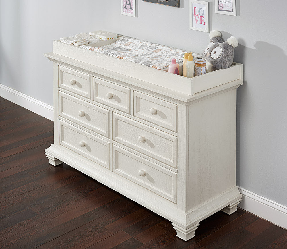 Vintage White Baby Changing Topper A79028