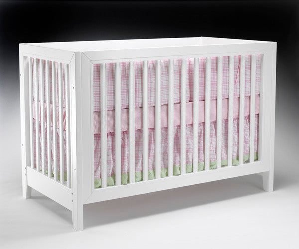 White Crib with Mini Rail M62352