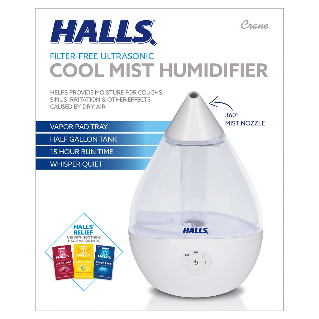 Cool Mist Humidifier, 0.5 GAL X33477