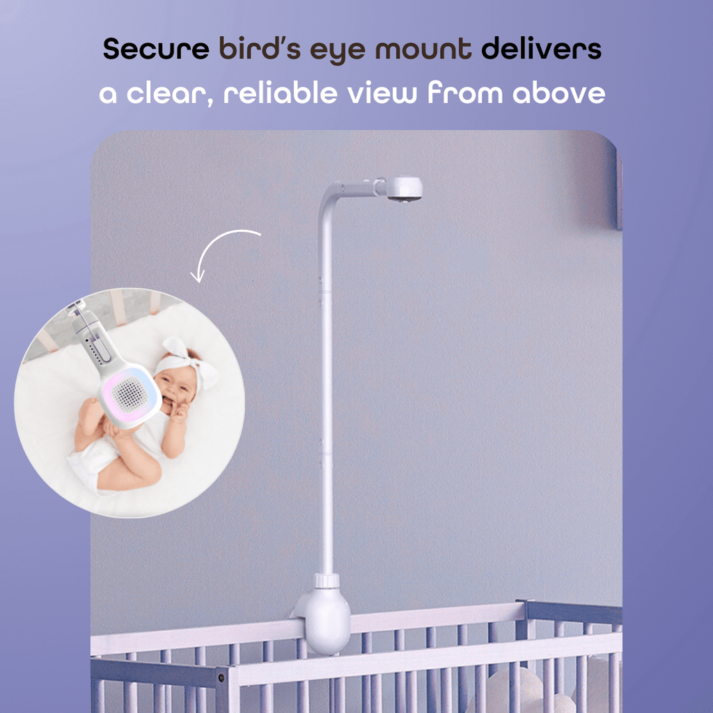 AI Baby Monitor with Adjustable Crib Mount T668193