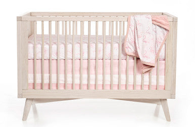 Woven Cotton Band Crib Skirt J106944