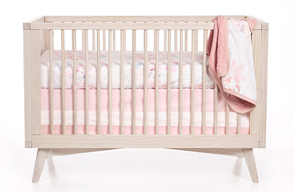 Woven Cotton Band Crib Skirt J106944