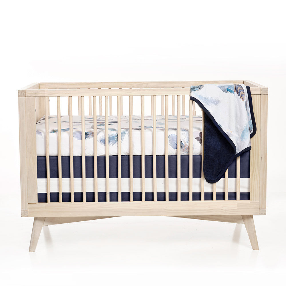 Woven Cotton Band Crib Skirt B506563