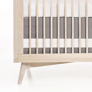 Woven Cotton Band Crib Skirt X547469