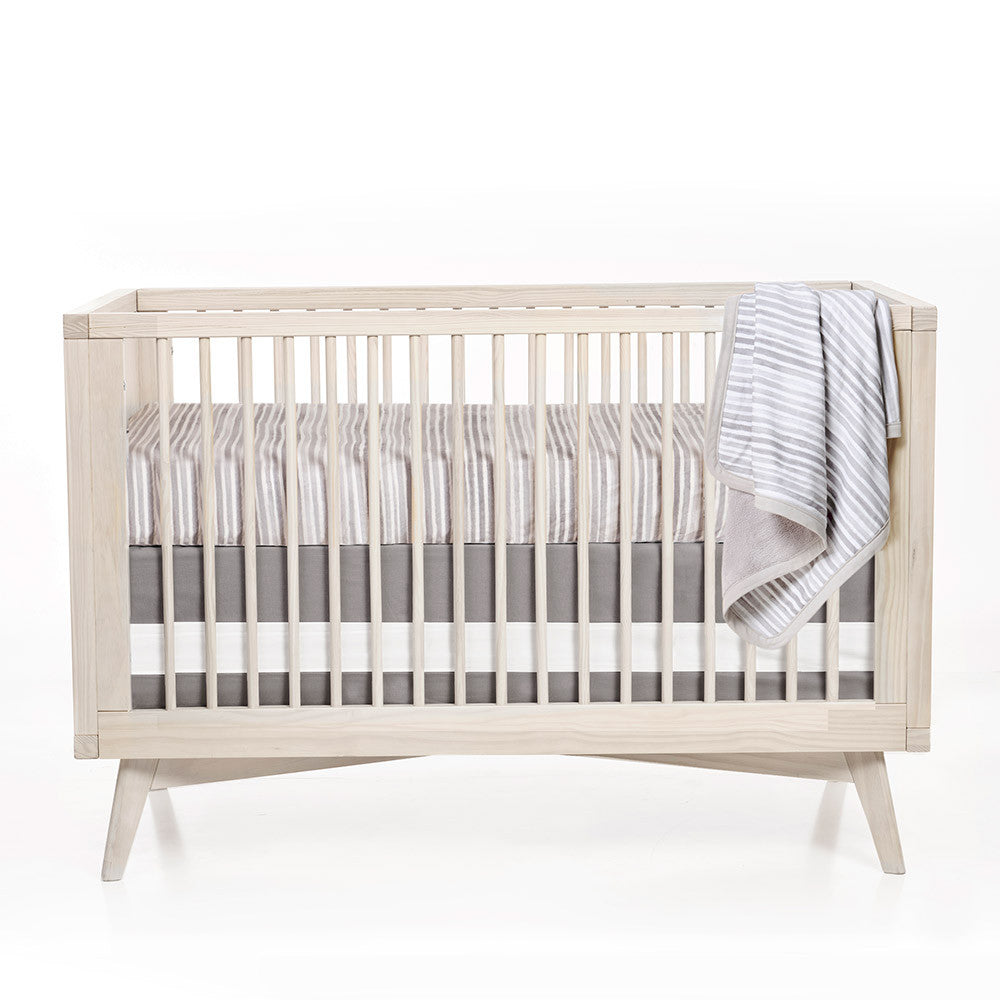 Woven Cotton Band Crib Skirt X547469