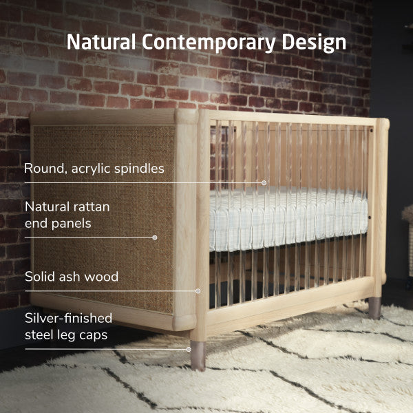 4-in-1 Convertible Crib with Toddler Bed and Daybed Conversion Kit O392509