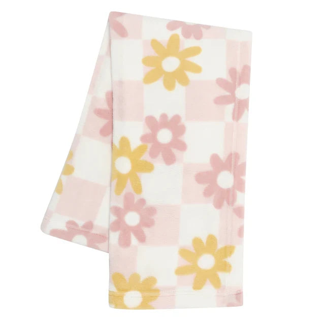 Baby Nursery Crib Bedding Set 3-Piece Pink/White L93503