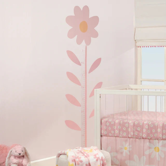 Daisy Flower Growth Chart Wall Decals R901