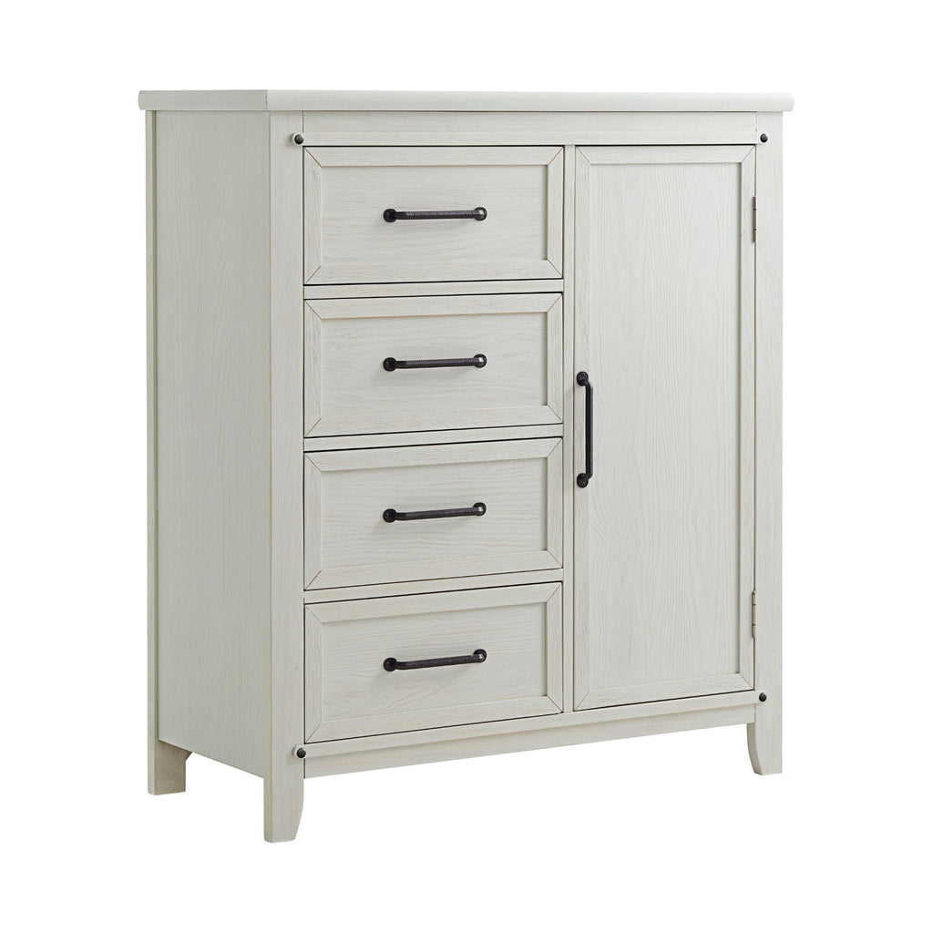 Rustic White Chifferobe D27696
