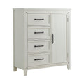 Rustic White Chifferobe D27696