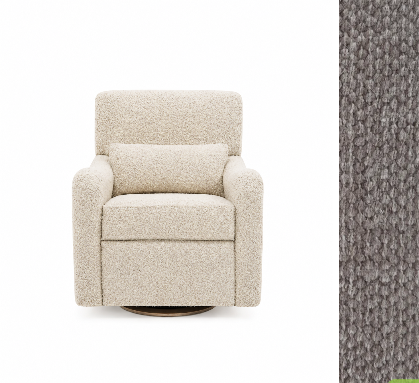 Teddy Power Gliding Swivel Nursery Recliner G737