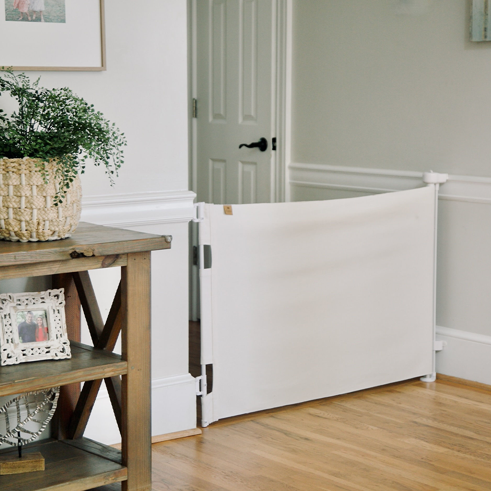 Baby & Pet Safety Gate with Crypton Fabric L135