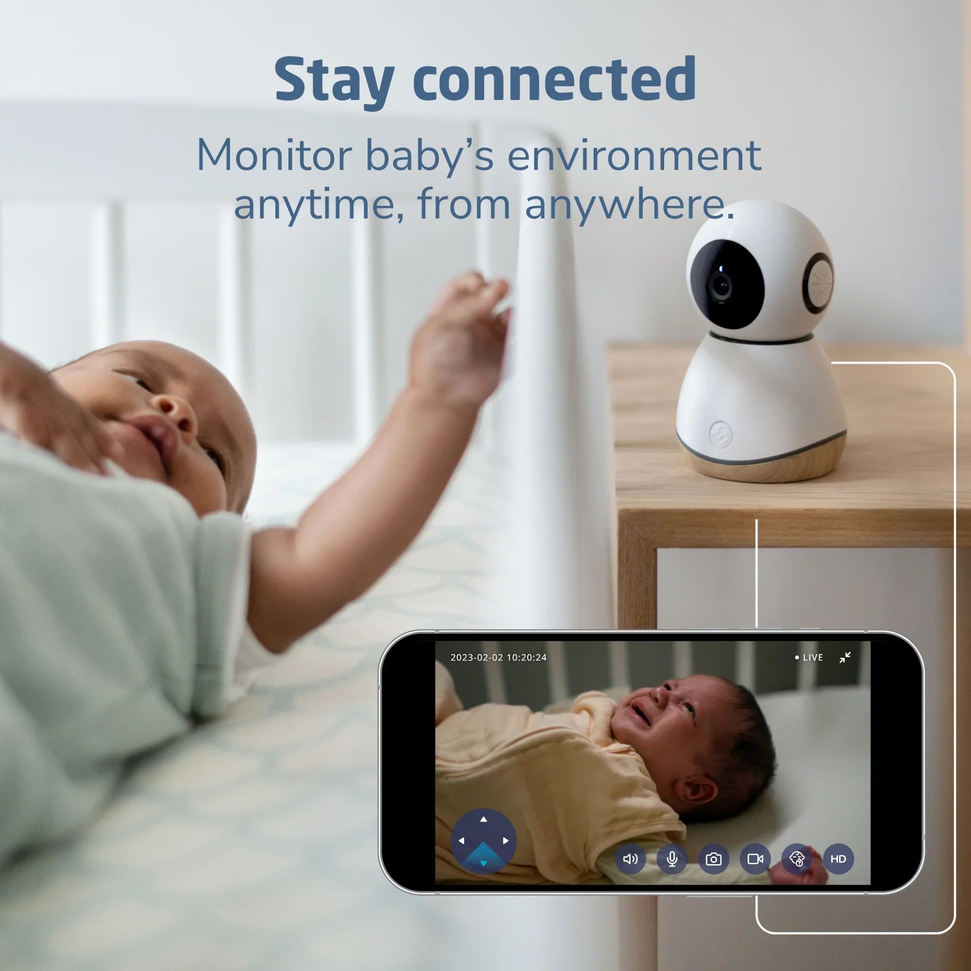 360° Baby Monitor - White S100984