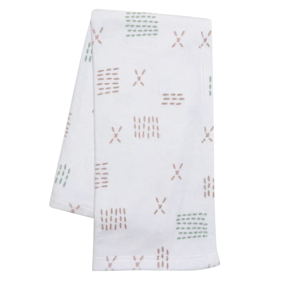 Soft White Fleece Baby Blanket G512942