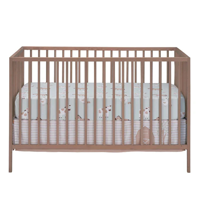 Sage Green Baby Nursery Fitted Crib Sheet Q687