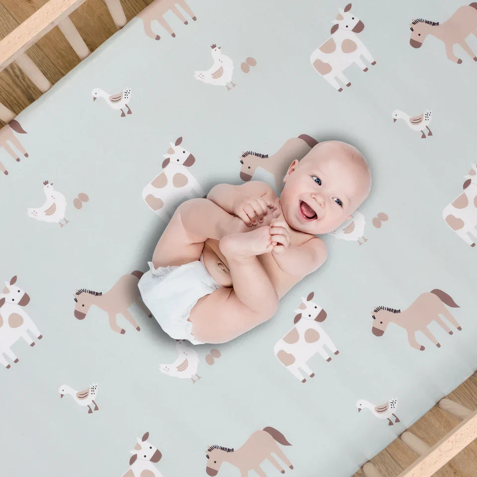 Farmyard Friends 3-Piece Infant Crib Bedding Set J388101