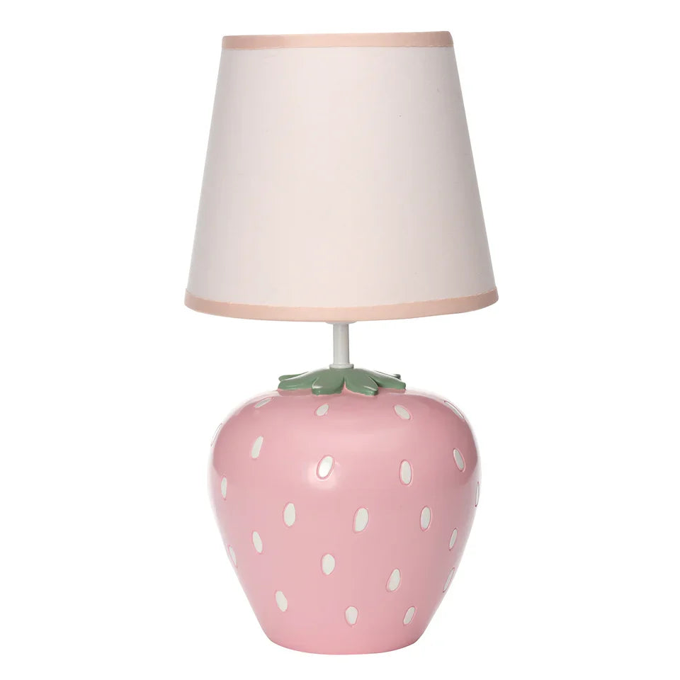 Strawberry Hand-Painted Lamp with Shade J821