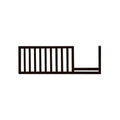 Toddler Rail in Distressed Desert E495