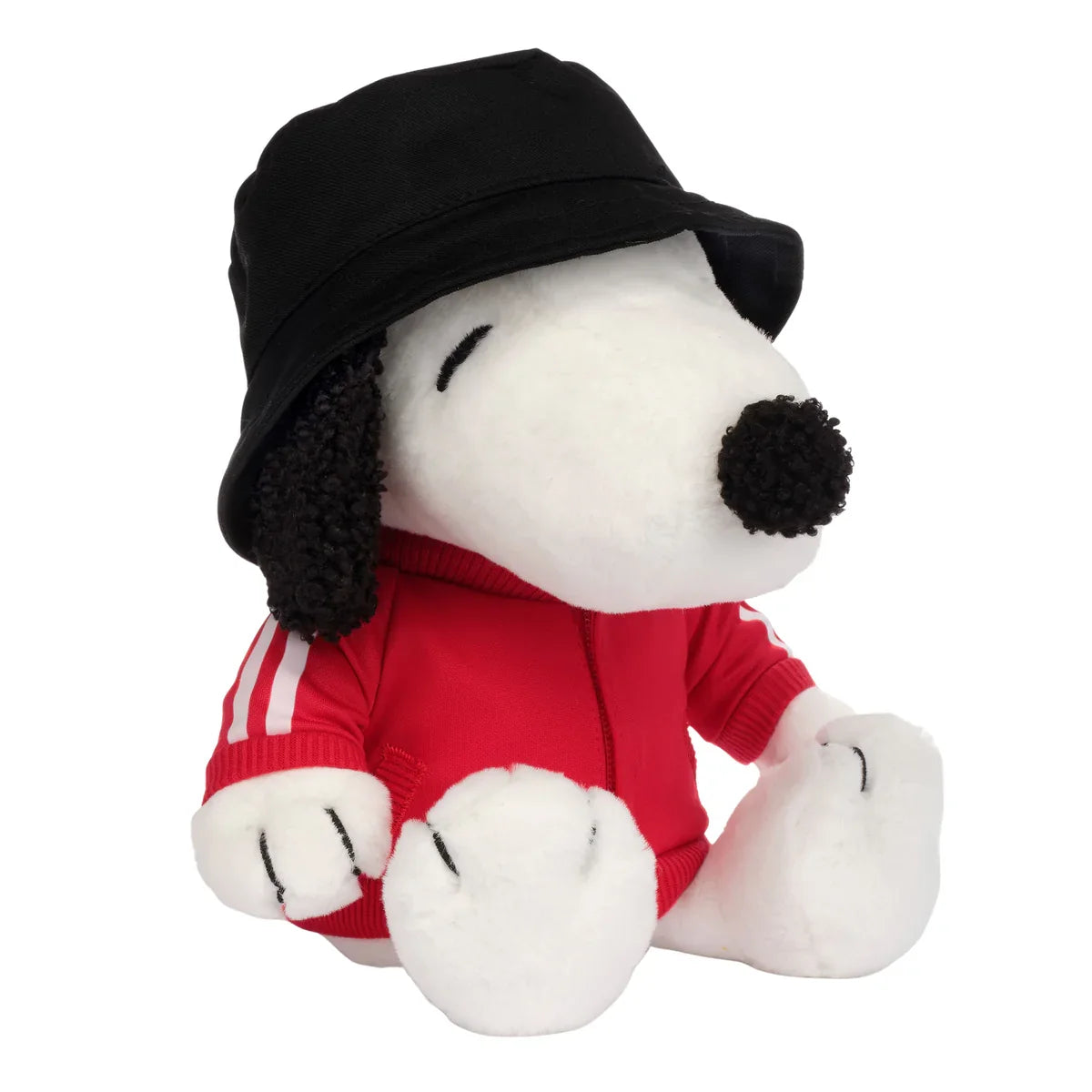 Hip Hop Snoopy Plush Dog Stuffed Animal Toy with Hat & Track Jacket V179