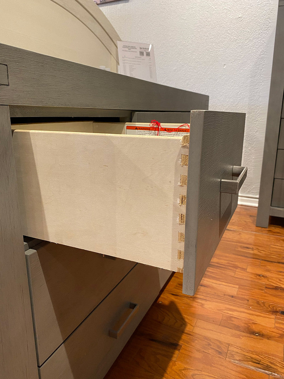 Changing Topper in Rustic Gray O575