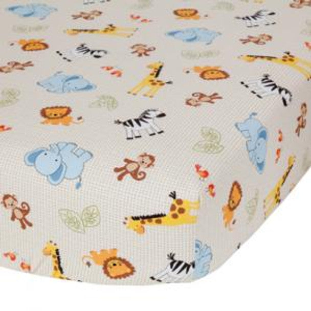 Jungle Buddies Crib Sheet C8702