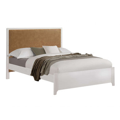 Double Bed (54") Low Profile Footboard with Caramel Panel U172