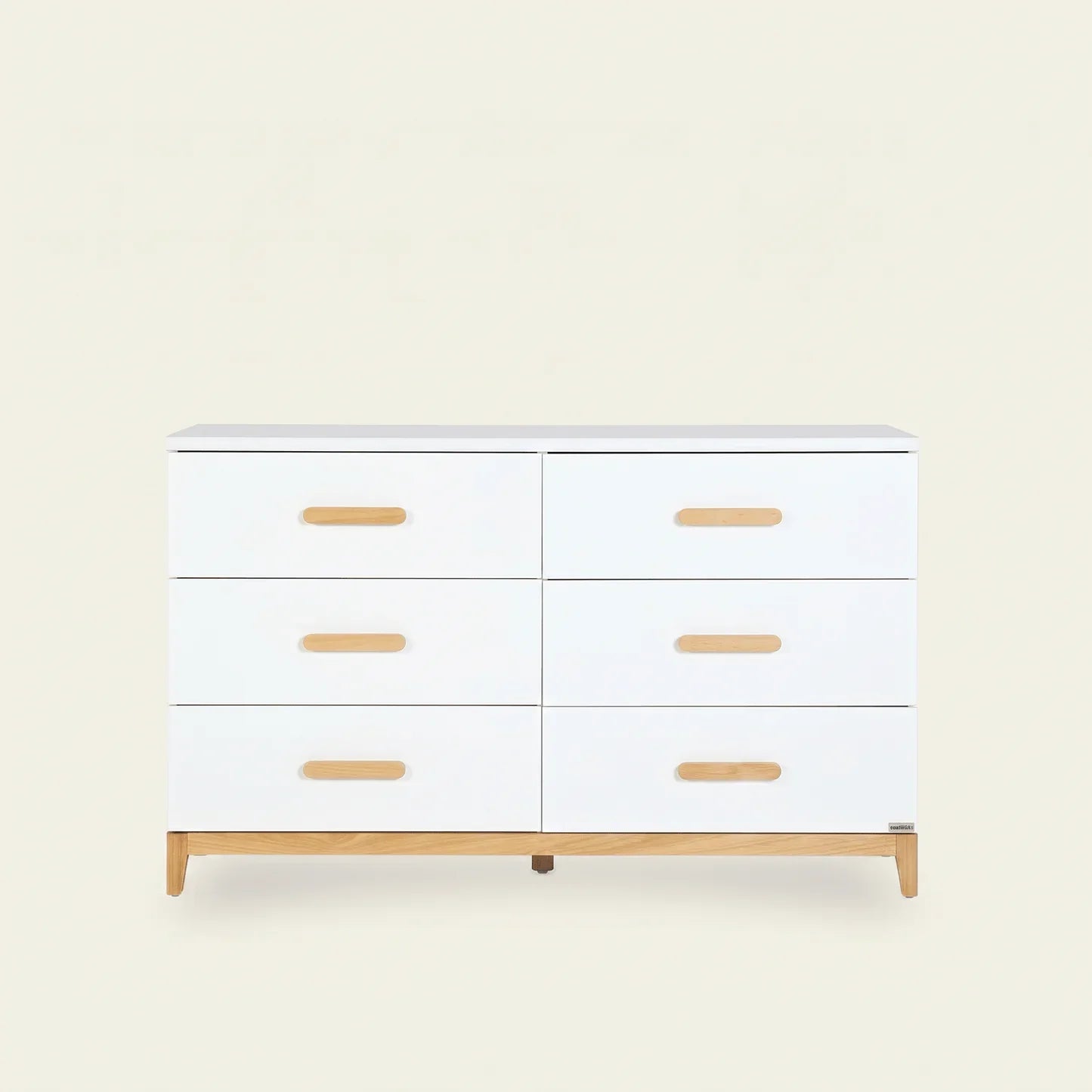 6-drawer Dresser - White/Natural U8113