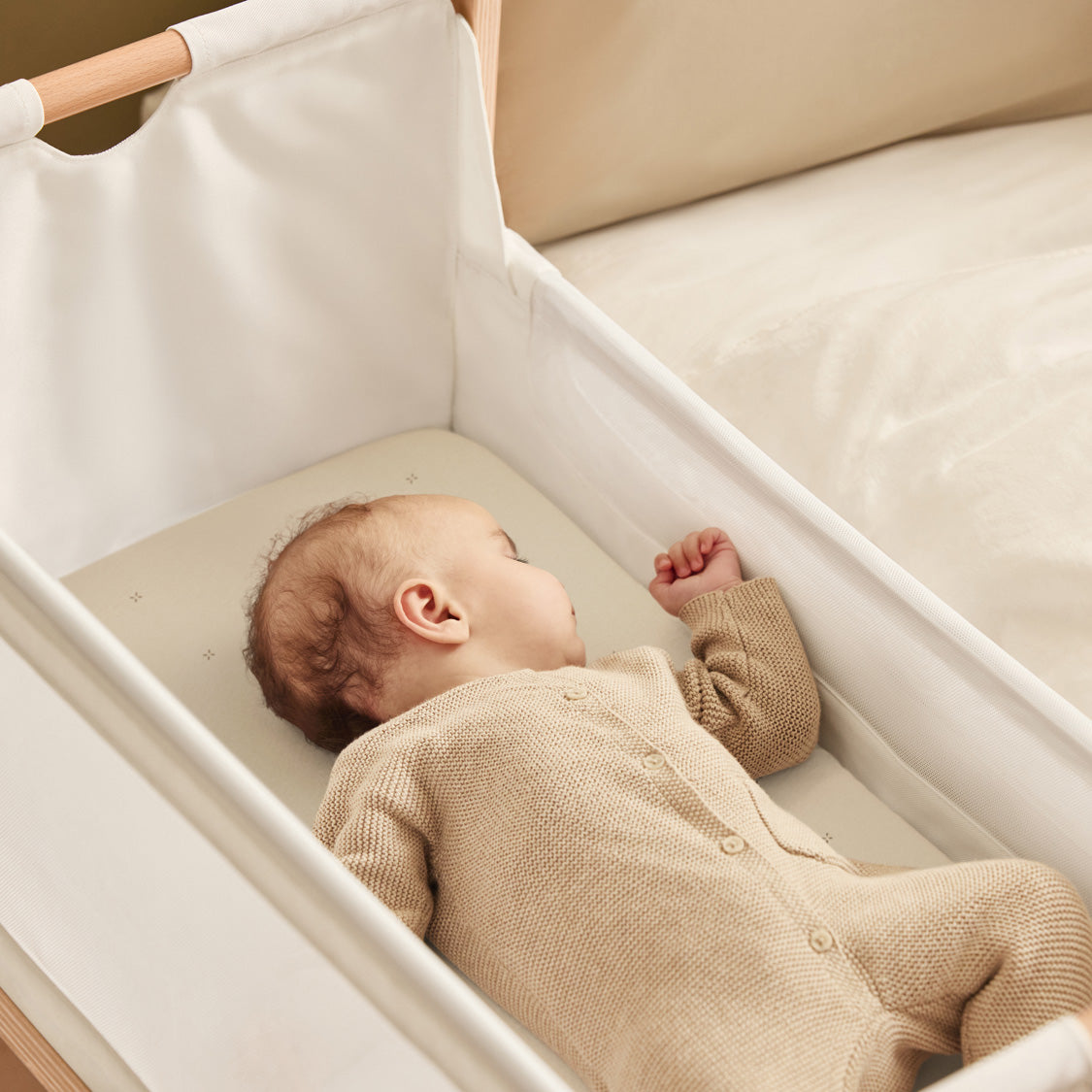 Fitted Sheets for Bassinet 2 Pack - Cashmere Cross A148