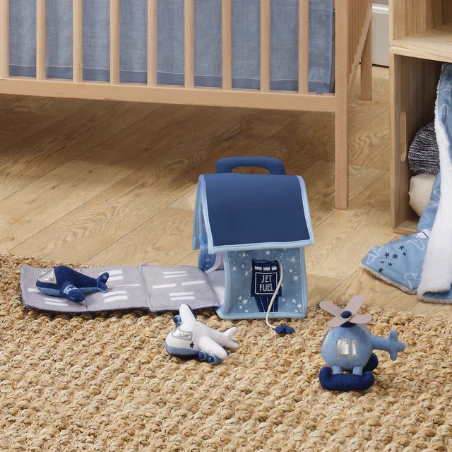 Interactive Airplane Plush Play Set with Stuffed Toys C1368