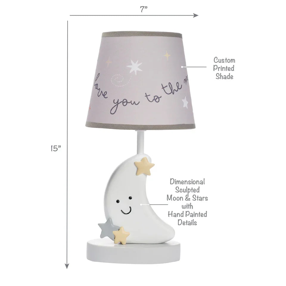 Nursery Lamp with Shade and Bulb Q6775