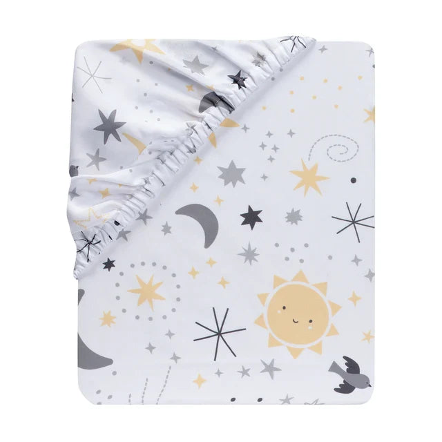 Celestial Microfiber Baby Fitted Crib Sheet R51594