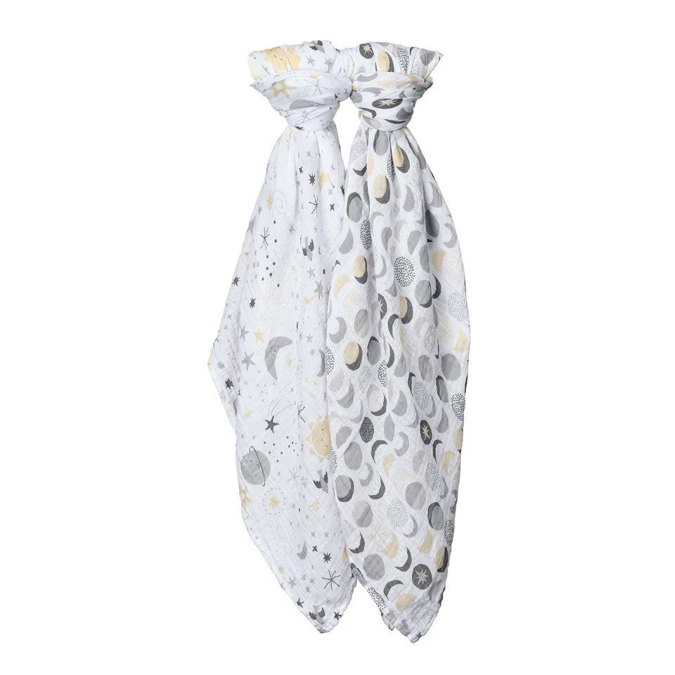 Cotton Muslin Swaddle Blankets 2-Pack G80378
