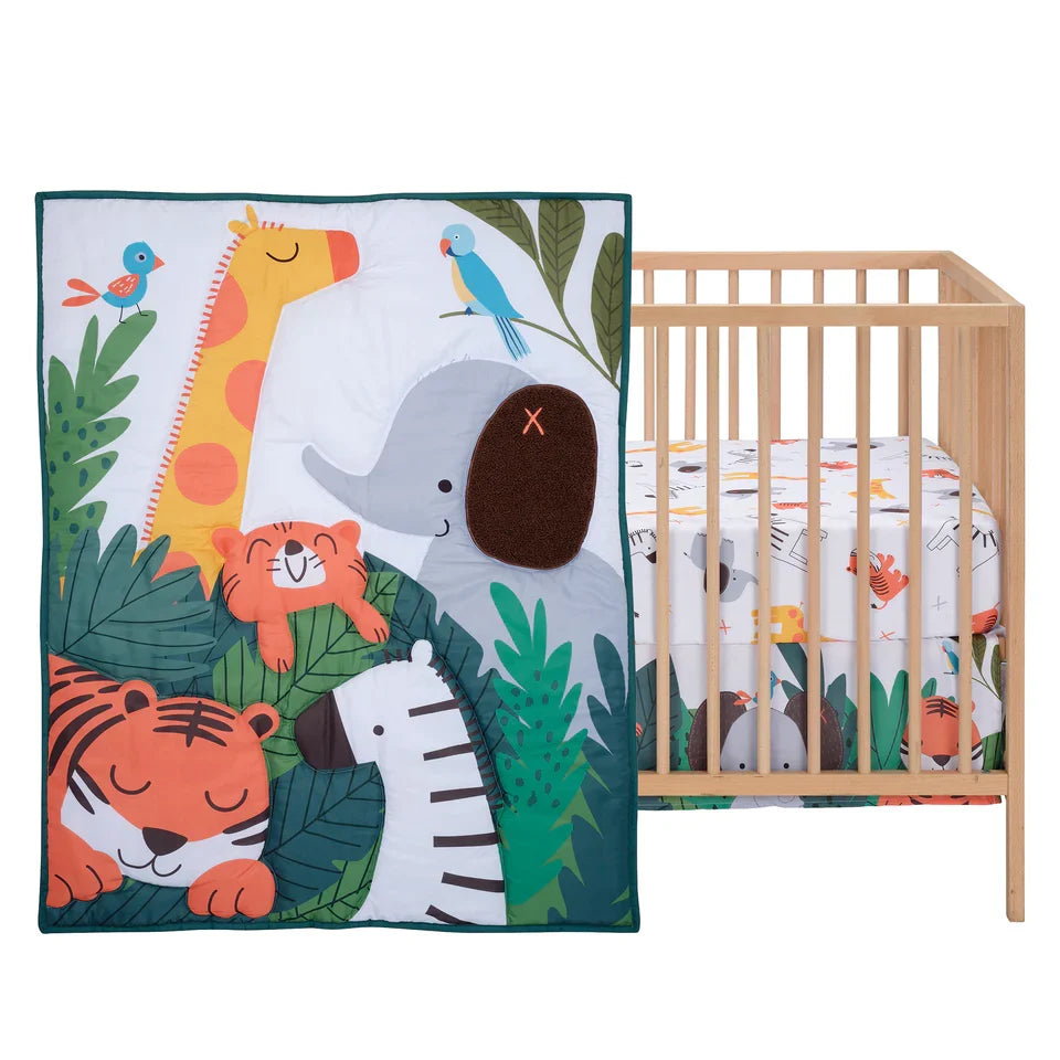 3-Piece Baby Nursery Crib Bedding Set G7167