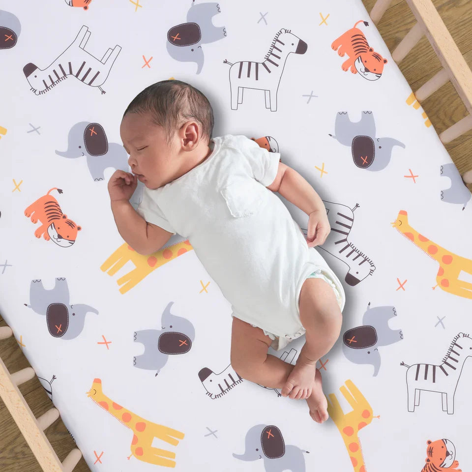 Microfiber Baby Fitted Crib Sheet K412