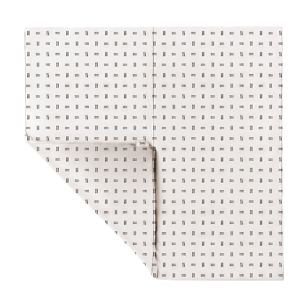 Vegan Leather Mudcloth Mat E68223