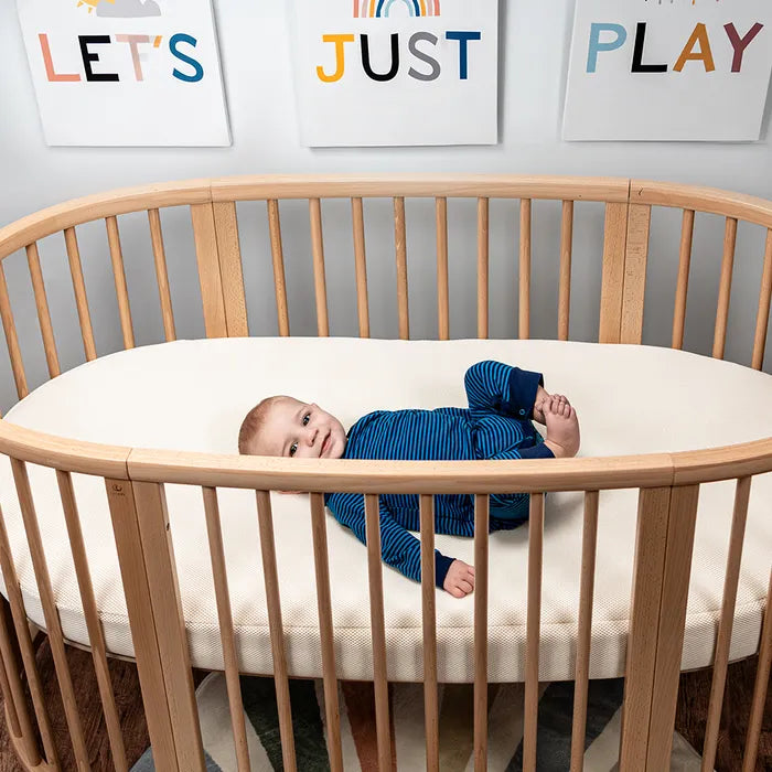 Organic Breathable Oval Crib Mattress L8680