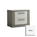 White Nightstand P8175