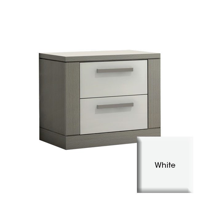 White Nightstand P8175