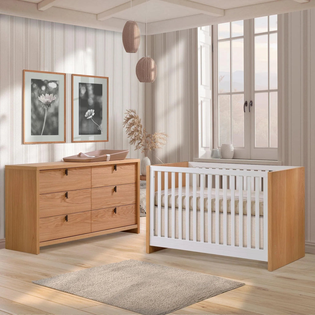 Double Dresser - Natural Oak R628