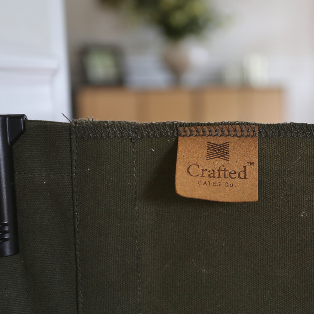 Oil Waxed Canvas Pet Safety Gate U292116