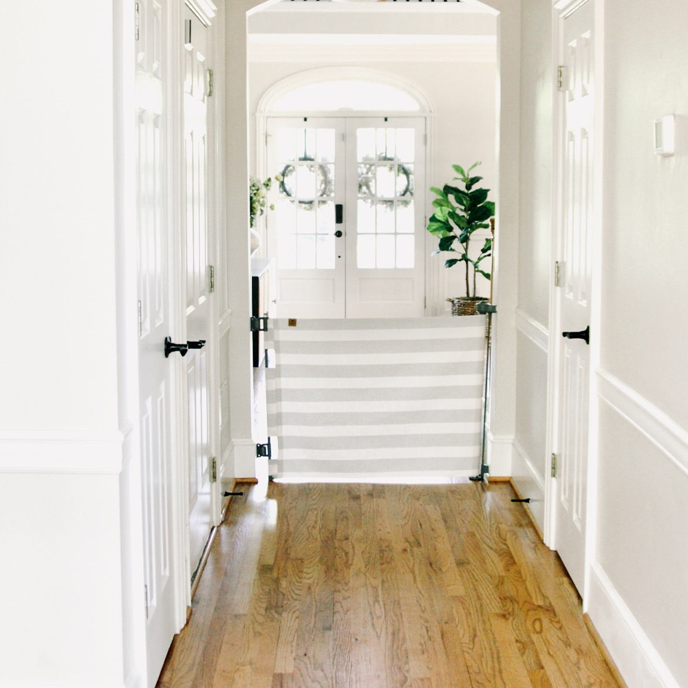 Baby & Pet Safety Gate with Crypton Fabric L135