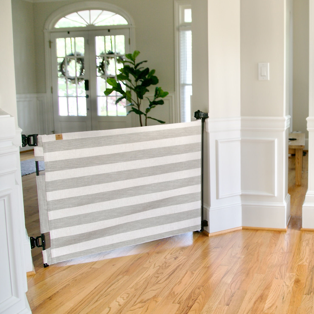 Baby & Pet Safety Gate with Crypton Fabric L135