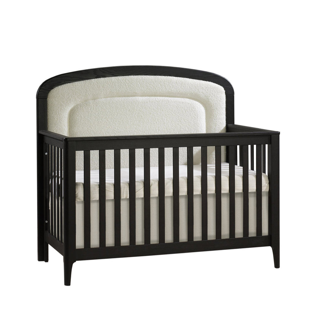 Crib to Double with Upholstered Panel Boucle Beige V166
