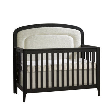 Crib to Double with Upholstered Panel Boucle Beige V166