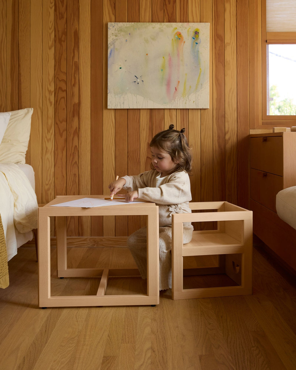 Toddler Table and Reversible Chair Set X493281