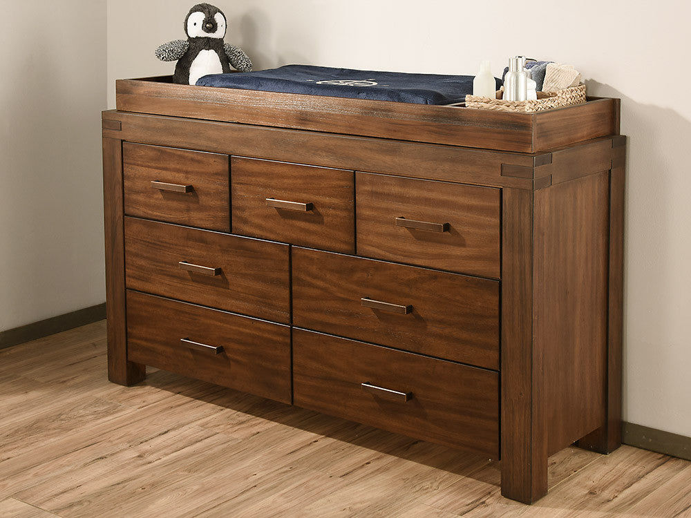 Rustic Farmhouse Brown Changing Topper I972